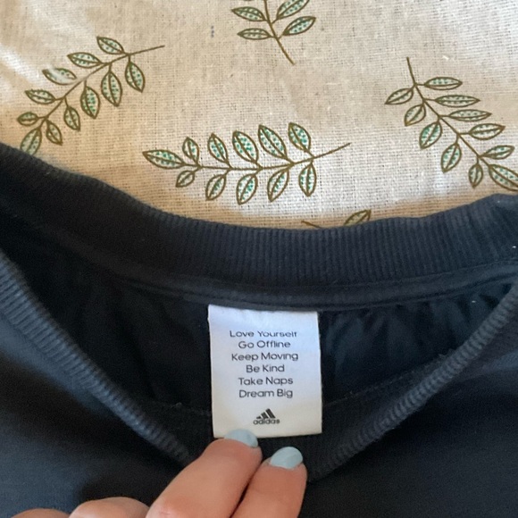 Adidas Black Crewneck Sweatshirt - Picture 3 of 4